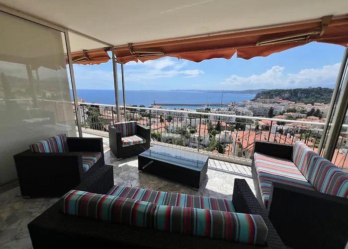 Aparthotel Riviera - Terrasse Des Agaves - Amazing Sea View Nice Cote D\'Azur